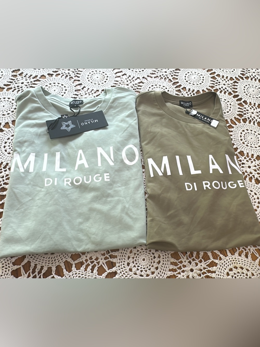 Milano Di Rouge Crewneck Tee -green (mix27)